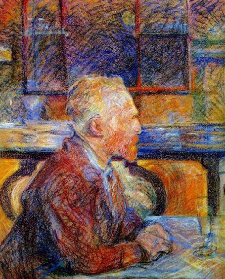 Vincent Van Gogh Vincent van Gogh, pastel drawing by Henri de Toulouse Lautrec oil painting image